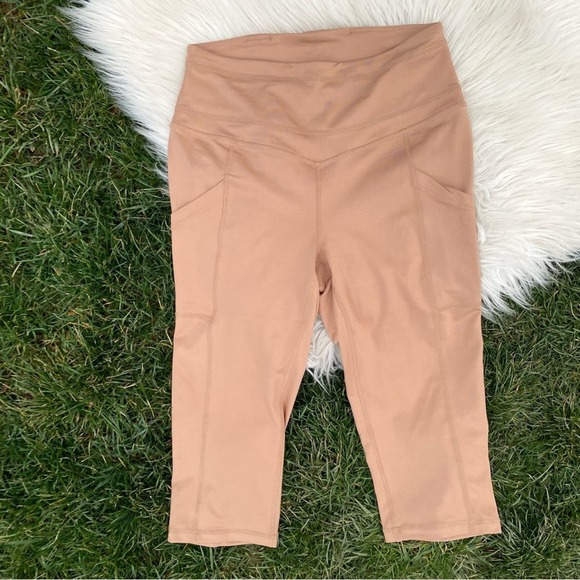 FP Movement by Free People Pants - Free People movement nude tan cropped leggings medium